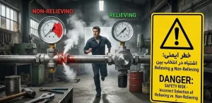 خطر ایمنی: اشتباه در انتخاب بین Relieving و Non-Relieving سلکترو